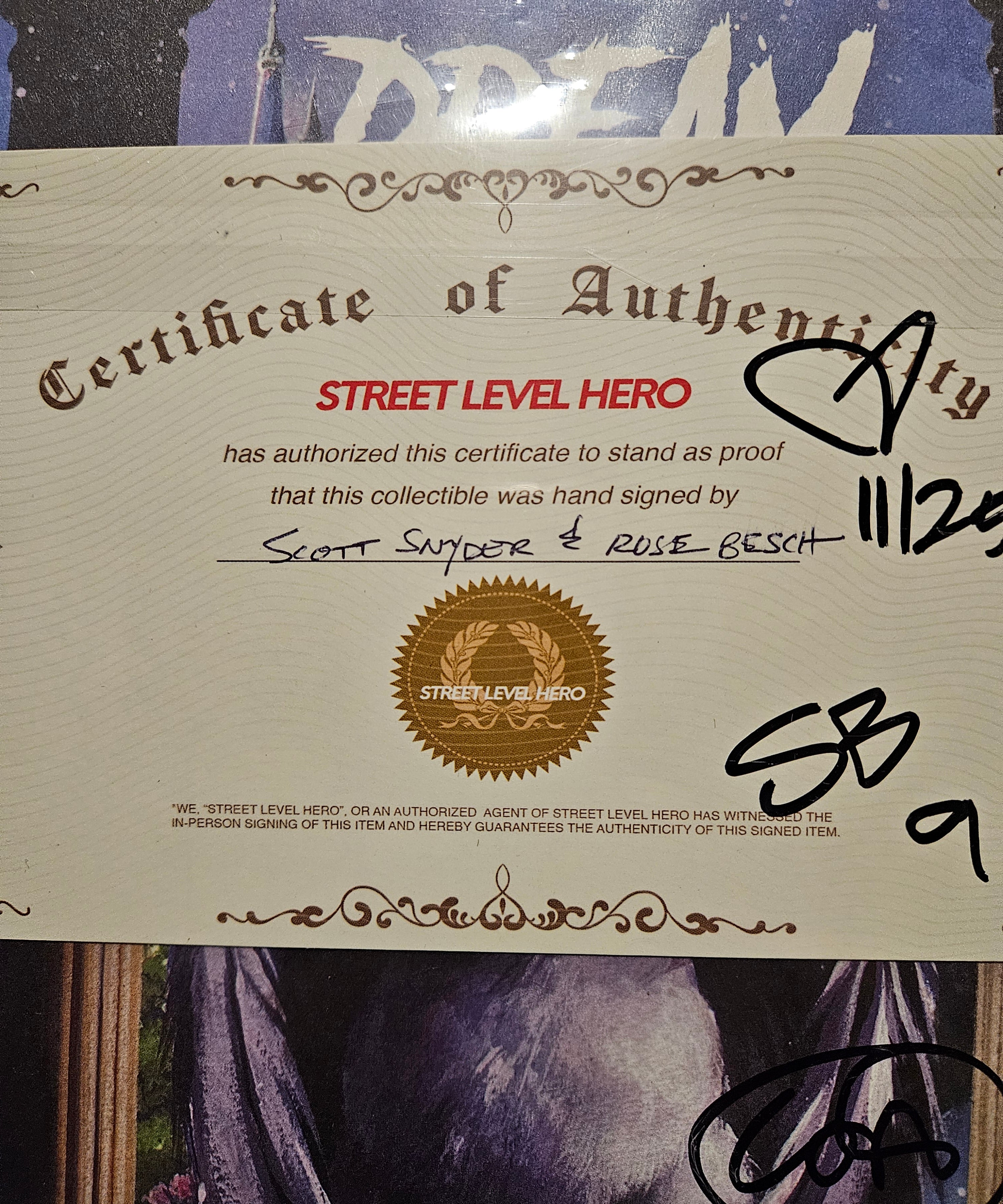 Absolute Batman #13 – Rose Besch Foil Variant – Double Signed (Scott Snyder & Rose Besch) w/ COA